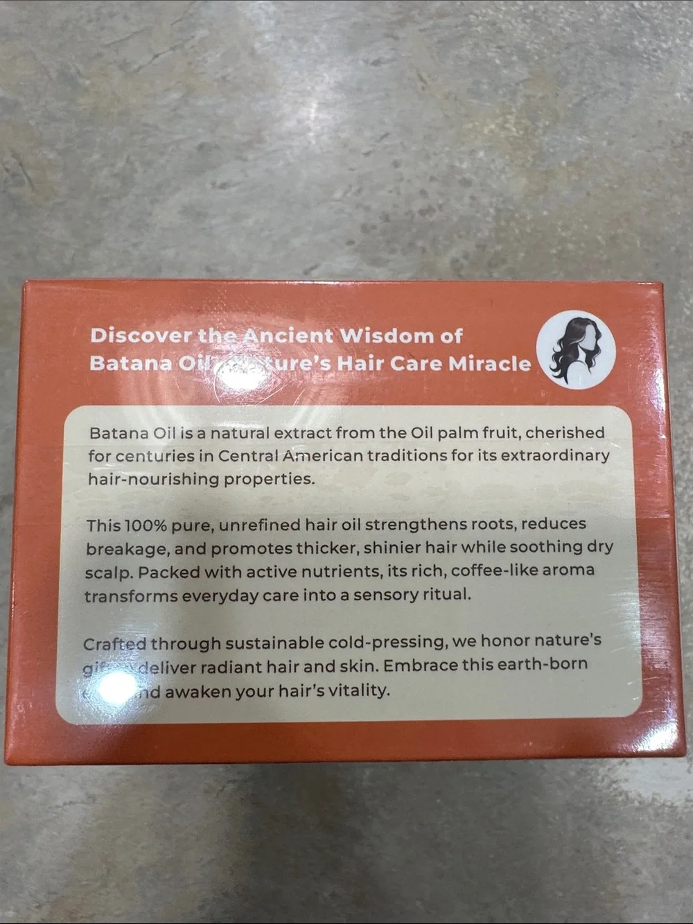 Batana Oil Hair Treatment — Orange Moisturizing Formula
